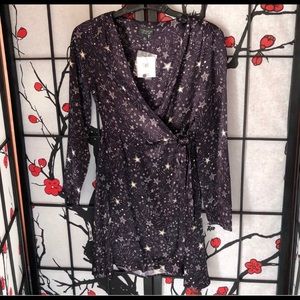 Topshop Star Wrap Dress
